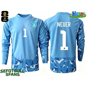 Tyskland Manuel Neuer #1 Målvakt Bortatröja VM 2026 Långärmad